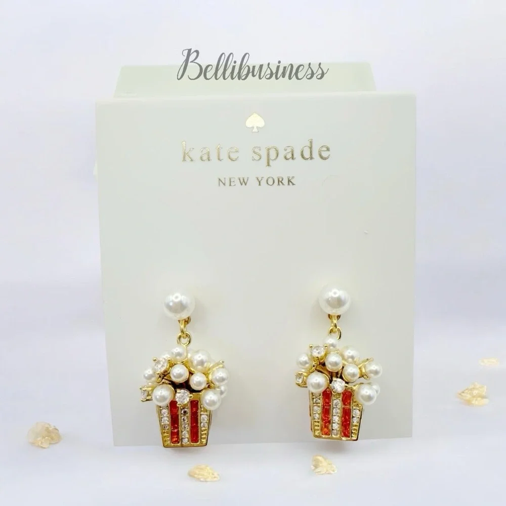 Kate Spade Carnival Popcorn Earrings. - Picture 7 of 8